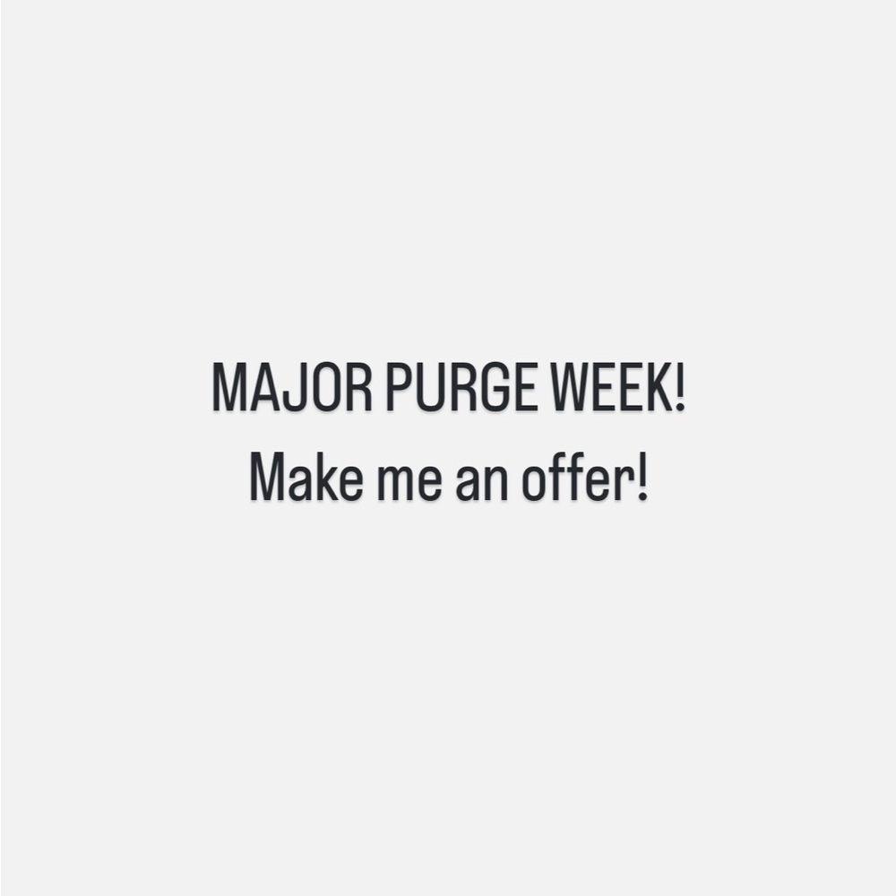 Reasonable offers accepted!
